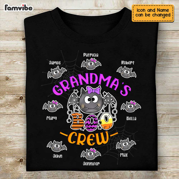 Personalized Halloween Grandma's Boo Crew T Shirt AG201 23O47 1