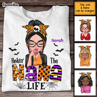 Personalized Halloween Rockin' Grandma Life T Shirt AG202 30O47 thumb 1