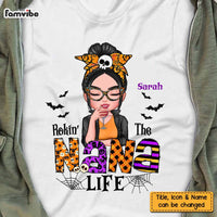 Personalized Halloween Rockin' Grandma Life T Shirt AG202 30O47 thumb 1