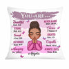 Personalized You Are Beautiful Daughter Praying Girl Pillow AG203 58O34 1