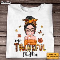 Personalized One Thankful Mama Fall T Shirt AG211 32O28 thumb 1