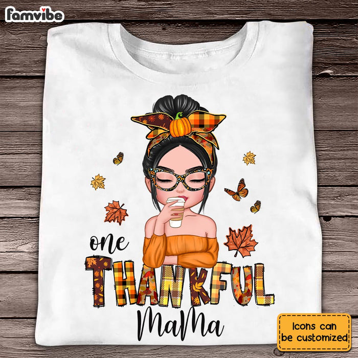 Personalized One Thankful Mama Fall T Shirt AG211 32O28 1