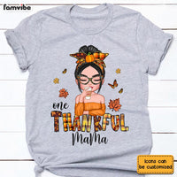 Personalized One Thankful Mama Fall T Shirt AG211 32O28 thumb 1