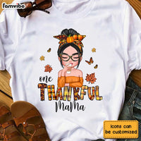 Personalized One Thankful Mama Fall T Shirt AG211 32O28 thumb 1