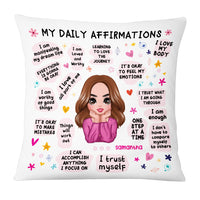 Personalized My Daily Affirmations Pillow AG206 58O53 thumb 1