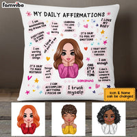 Personalized My Daily Affirmations Pillow AG206 58O53 thumb 1