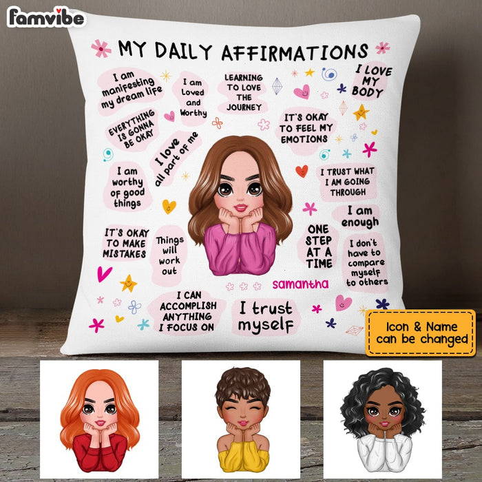 Personalized My Daily Affirmations Pillow AG206 58O53 1