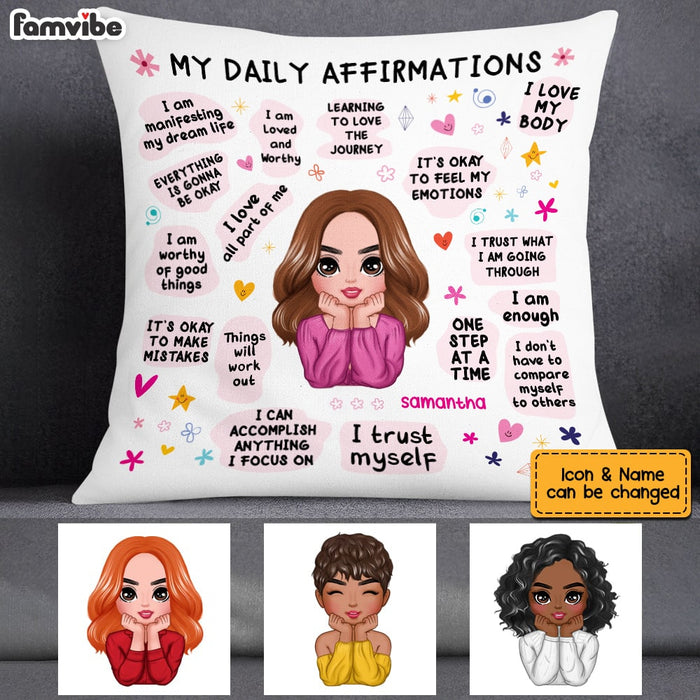 Personalized My Daily Affirmations Pillow AG206 58O53 1