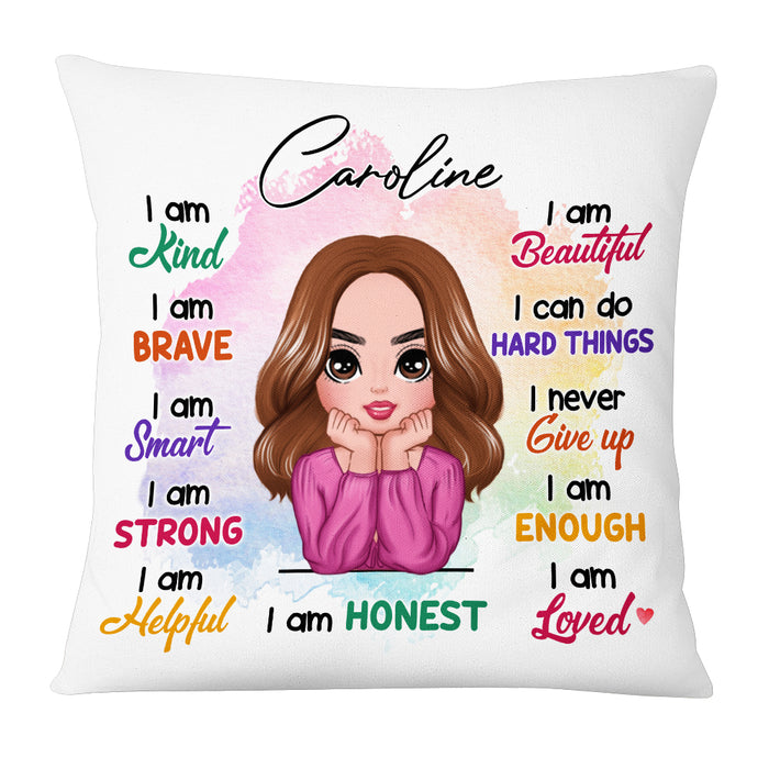 Personalized I Am Kind I Am Smart Kids Affirmations Pillow AG213 58O53 1