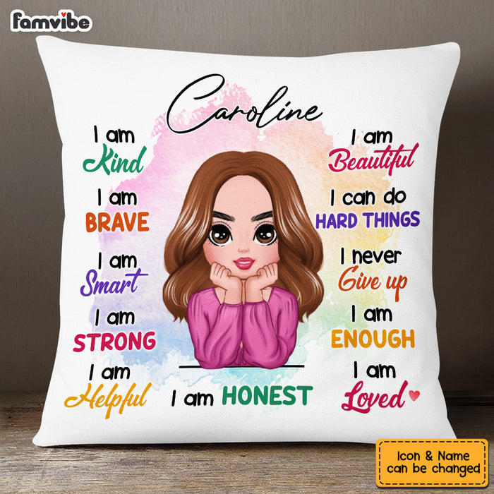 Personalized I Am Kind I Am Smart Kids Affirmations Pillow AG213 58O53 1