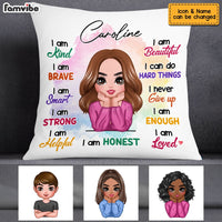 Personalized I Am Kind I Am Smart Kids Affirmations Pillow AG213 58O53 thumb 1