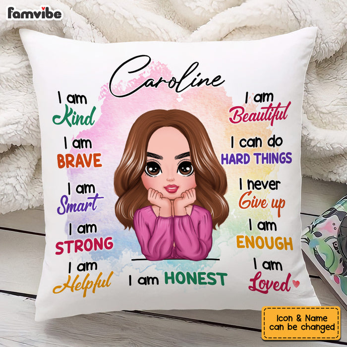 Personalized I Am Kind I Am Smart Kids Affirmations Pillow AG213 58O53 1