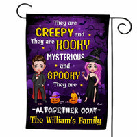 Personalized Halloween Family Creepy Spooky Flag AG215 58O47 thumb 1