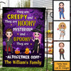 Personalized Halloween Family Creepy Spooky Flag AG215 58O47 1