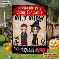 Personalized Halloween Couple Flag AG211 30O53 thumb 1