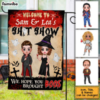 Personalized Halloween Couple Flag AG211 30O53 thumb 1
