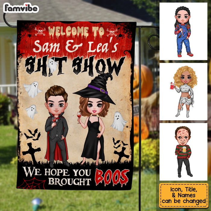 Personalized Halloween Couple Flag AG211 30O53 1