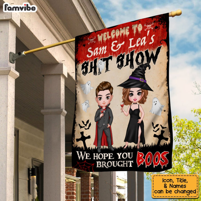 Personalized Halloween Couple Flag AG211 30O53 1