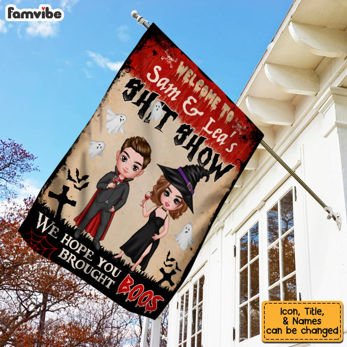 Personalized Halloween Couple Flag AG211 30O53 1