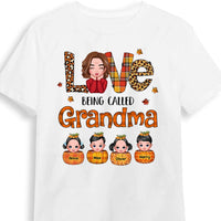 Personalized Fall Love Being Grandma T Shirt AG213 85O31 thumb 1