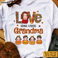 Personalized Fall Love Being Grandma T Shirt AG213 85O31 thumb 1