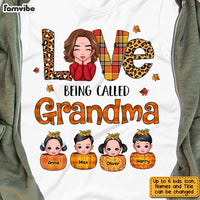 Personalized Fall Love Being Grandma T Shirt AG213 85O31 thumb 1