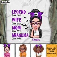 Personalized Halloween Legend Grandma T Shirt AG303 32O34 thumb 1