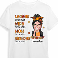 Personalized Fall Legend Grandma T Shirt AG231 32O47 thumb 1