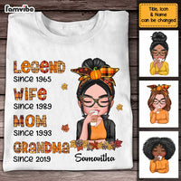 Personalized Fall Legend Grandma T Shirt AG231 32O47 thumb 1