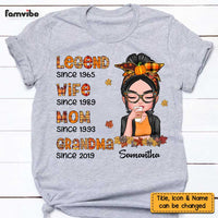 Personalized Fall Legend Grandma T Shirt AG231 32O47 thumb 1