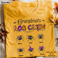 Personalized Grandma's Boo Crew Cute Spiders Halloween T Shirt AG256 32O28 thumb 1