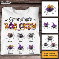 Personalized Grandma's Boo Crew Cute Spiders Halloween T Shirt AG256 32O28 thumb 1