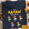 Personalized Halloween Grandma Dinosaur Belongs To T Shirt AG221 23O53 1