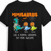 Personalized Halloween Grandmasaurus Dinosaur T Shirt AG225 23O34 1