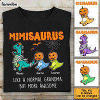 Personalized Halloween Grandmasaurus Dinosaur T Shirt AG225 23O34 thumb 1