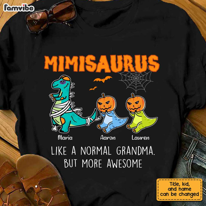 Personalized Halloween Grandmasaurus Dinosaur T Shirt AG225 23O34 1