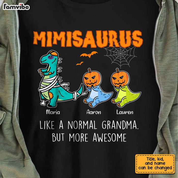Personalized Halloween Grandmasaurus Dinosaur T Shirt AG225 23O34 1