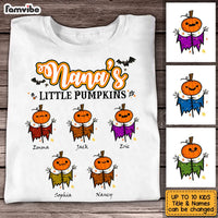 Personalized Fall Halloween Grandma Little Pumpkin T Shirt AG222 23O53 thumb 1
