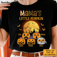 Personalized Grandma's Little Pumpkin Halloween T Shirt AG225 58O28 thumb 1