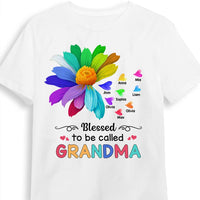 Personalized Blessed To Be Called Grandma T Shirt AG227 58O28 thumb 1
