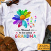 Personalized Blessed To Be Called Grandma T Shirt AG227 58O28 1