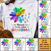 Personalized Blessed To Be Called Grandma T Shirt AG227 58O28 thumb 1