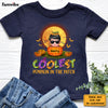 Personalized Coolest Pumpkin In the Patch Kid T Shirt AG226 58O28 1