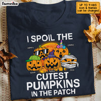 Personalized Grandma Spoils Cutest Pumpkin In The Patch T Shirt AG231 58O53 thumb 1