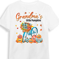 Personalized Grandma's Little Pumpkin Bicycle T Shirt AG233 58O31 thumb 1