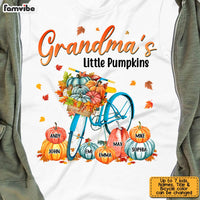 Personalized Grandma's Little Pumpkin Bicycle T Shirt AG233 58O31 thumb 1