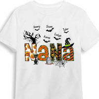 Personalized Halloween Custom Kids Names Grandma Tittle T Shirt AG234 58O34 thumb 1
