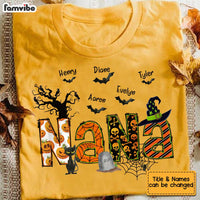 Personalized Halloween Custom Kids Names Grandma Tittle T Shirt AG234 58O34 thumb 1