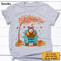 Personalized Fall Turkey Grandma T Shirt AG234 85O28 thumb 1