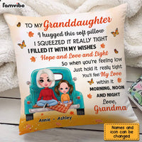 Personalized Granddaughter Hug This Pillow AG233 85O28 thumb 1